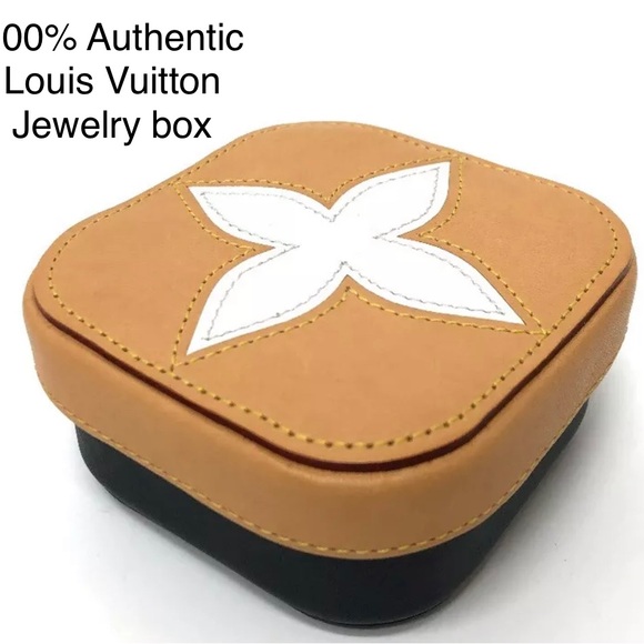 Authentic Louis Vuitton Leather BOITE Clarins PM Jewelry Box Case - sold out! - Picture 1 of 7